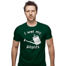 Load image into Gallery viewer, Shirts Fitted Shirts, Mens / Small / Irish Green I Wet My Plants