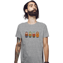 Load image into Gallery viewer, Shirts Fitted Shirts, Mens / Small / Sports Grey Park Dolls