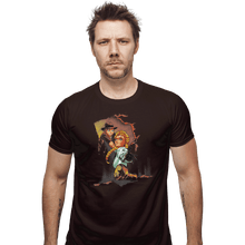 Load image into Gallery viewer, Shirts Fitted Shirts, Mens / Small / Dark Chocolate Let it Go