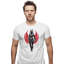 Load image into Gallery viewer, Shirts Fitted Shirts, Mens / Small / White Fulcrum Sumi-E
