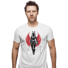 Load image into Gallery viewer, Shirts Fitted Shirts, Mens / Small / White Fulcrum Sumi-E