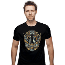 Load image into Gallery viewer, Shirts Fitted Shirts, Mens / Small / Black Emblem Of The Hunter