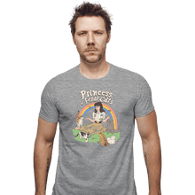 Load image into Gallery viewer, Shirts Fitted Shirts, Mens / Small / Sports Grey Princess Of Feral Cats