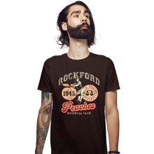 Load image into Gallery viewer, Daily_Deal_Shirts Fitted Shirts, Mens / Small / Dark Chocolate Rockford Peaches