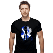 Load image into Gallery viewer, Shirts Fitted Shirts, Mens / Small / Black Cosmic Cowboy