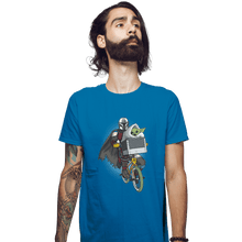 Load image into Gallery viewer, Shirts Fitted Shirts, Mens / Small / Sapphire Foundling Phone Home