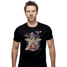 Load image into Gallery viewer, Shirts Fitted Shirts, Mens / Small / Black Spooky Baby