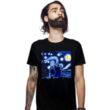 Load image into Gallery viewer, Secret_Shirts Fitted Shirts, Mens / Small / Black Bluey Night