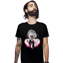 Load image into Gallery viewer, Shirts Fitted Shirts, Mens / Small / Black Gunblade Silhouette