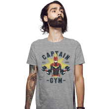 Load image into Gallery viewer, Shirts Fitted Shirts, Mens / Small / Sports Grey Captain Gym