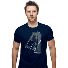 Load image into Gallery viewer, Secret_Shirts Fitted Shirts, Mens / Small / Navy My Precious Machete