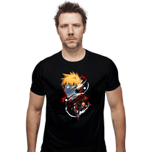 Load image into Gallery viewer, Daily_Deal_Shirts Fitted Shirts, Mens / Small / Black Ichigo Holo