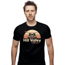 Load image into Gallery viewer, Daily_Deal_Shirts Fitted Shirts, Mens / Small / Black Visit Hill Valley