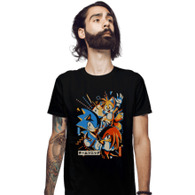 Load image into Gallery viewer, Shirts Fitted Shirts, Mens / Small / Black Team Mania