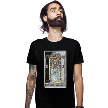 Load image into Gallery viewer, Shirts Fitted Shirts, Mens / Small / Black The High Priestess