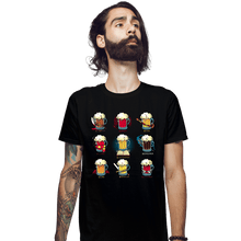 Load image into Gallery viewer, Shirts Fitted Shirts, Mens / Small / Black Beer Role Play