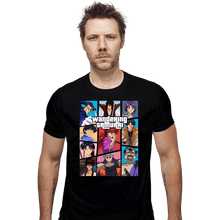 Load image into Gallery viewer, Daily_Deal_Shirts Fitted Shirts, Mens / Small / Black The Wandering Samurai