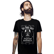 Load image into Gallery viewer, Daily_Deal_Shirts Fitted Shirts, Mens / Small / Black The Dark Side's Whiskey