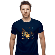 Load image into Gallery viewer, Daily_Deal_Shirts Fitted Shirts, Mens / Small / Navy Magic Camp