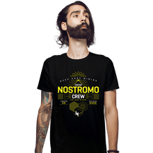 Load image into Gallery viewer, Shirts Fitted Shirts, Mens / Small / Black USCSS Nostromo Crew