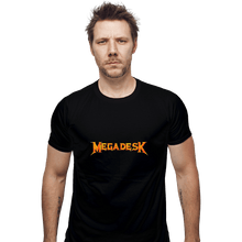 Load image into Gallery viewer, Shirts Fitted Shirts, Mens / Small / Black Megadesk
