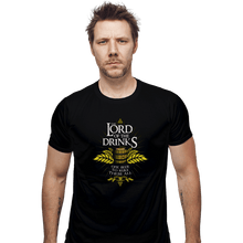 Load image into Gallery viewer, Shirts Fitted Shirts, Mens / Small / Black The Lord Of The Drinks