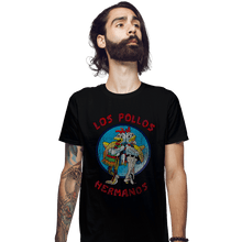 Load image into Gallery viewer, Shirts Fitted Shirts, Mens / Small / Black Los Pollos Hermanos