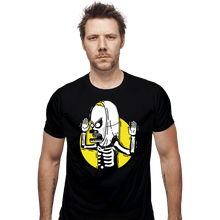 Load image into Gallery viewer, Shirts Fitted Shirts, Mens / Small / Black Threatening Me