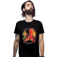 Load image into Gallery viewer, Shirts Fitted Shirts, Mens / Small / Black The Pride Rock