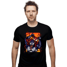 Load image into Gallery viewer, Shirts Fitted Shirts, Mens / Small / Black Strong And Stronger