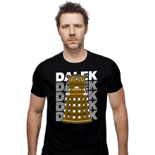 Load image into Gallery viewer, Shirts Fitted Shirts, Mens / Small / Black Dalek