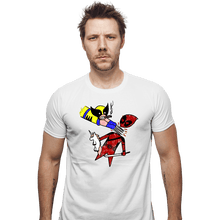 Load image into Gallery viewer, Secret_Shirts Fitted Shirts, Mens / Small / White He Loves Me