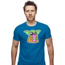 Load image into Gallery viewer, Daily_Deal_Shirts Fitted Shirts, Mens / Small / Sapphire Peep-Alorian