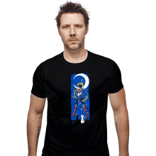 Load image into Gallery viewer, Shirts Fitted Shirts, Mens / Small / Black Inked Moon