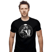 Load image into Gallery viewer, Shirts Fitted Shirts, Mens / Small / Black Retro Trooper