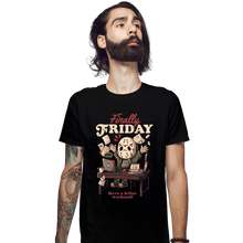 Load image into Gallery viewer, Daily_Deal_Shirts Fitted Shirts, Mens / Small / Black Finally Friday