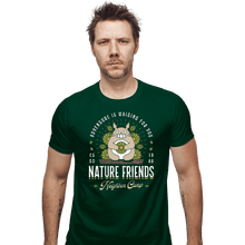 Load image into Gallery viewer, Secret_Shirts Fitted Shirts, Mens / Small / Irish Green Nature Neighbor Camp