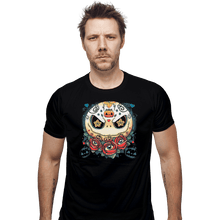 Load image into Gallery viewer, Shirts Fitted Shirts, Mens / Small / Black Jack Calavera