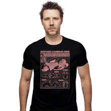 Load image into Gallery viewer, Shirts Fitted Shirts, Mens / Small / Black Shotaro Kaneda's Bike