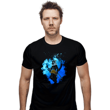 Load image into Gallery viewer, Shirts Fitted Shirts, Mens / Small / Black Soul Of The Masked Hunter