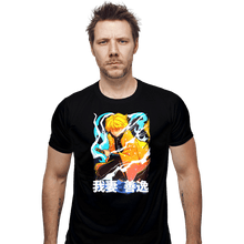 Load image into Gallery viewer, Shirts Fitted Shirts, Mens / Small / Black Zenitsu