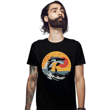 Load image into Gallery viewer, Shirts Fitted Shirts, Mens / Small / Black The Great Killer Whale