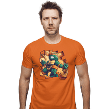 Load image into Gallery viewer, Secret_Shirts Fitted Shirts, Mens / Small / Orange Toy Mike!