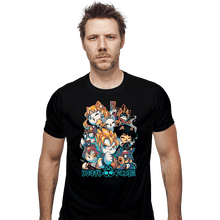 Load image into Gallery viewer, Daily_Deal_Shirts Fitted Shirts, Mens / Small / Black 90s Anime Neko