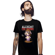 Load image into Gallery viewer, Secret_Shirts Fitted Shirts, Mens / Small / Black Alchemy Crossing T-Shirt
