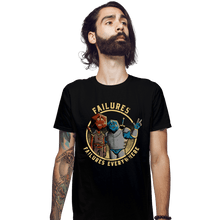 Load image into Gallery viewer, Daily_Deal_Shirts Fitted Shirts, Mens / Small / Black Failures Everywhere