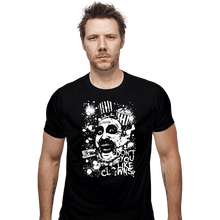 Load image into Gallery viewer, Daily_Deal_Shirts Fitted Shirts, Mens / Small / Black Captain Spaulding Splatter