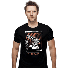 Load image into Gallery viewer, Shirts Fitted Shirts, Mens / Small / Black Denji Japanese Style