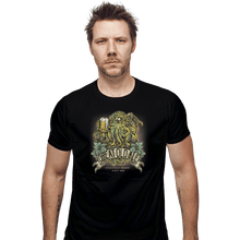 Load image into Gallery viewer, Shirts Fitted Shirts, Mens / Small / Black Miskatonic Brewery