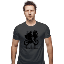 Load image into Gallery viewer, Secret_Shirts Fitted Shirts, Mens / Small / Charcoal Boy And Bike